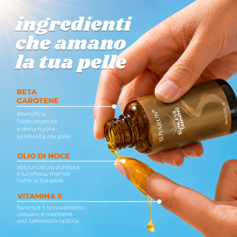 Velua™ Glow Drops — Siero Autoabbronzante Viso & Corpo
